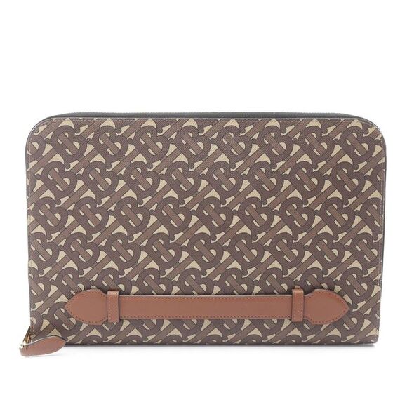 Pre Loved burberry Women Brown Clutches - Picture 1 of 8